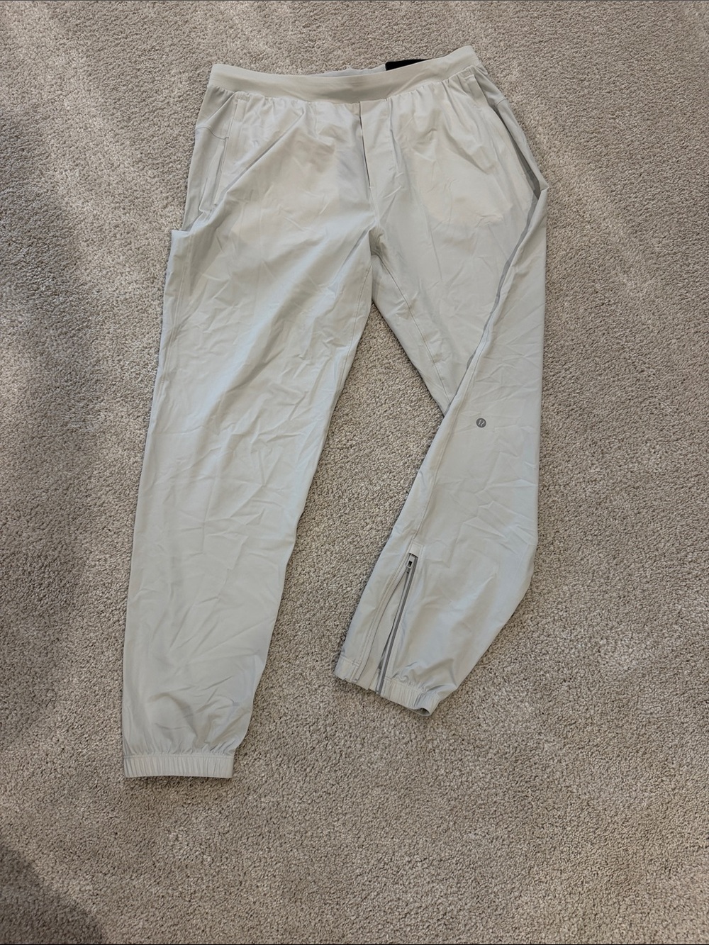 lululemon athletica Light Gray Men's Jogger Pants